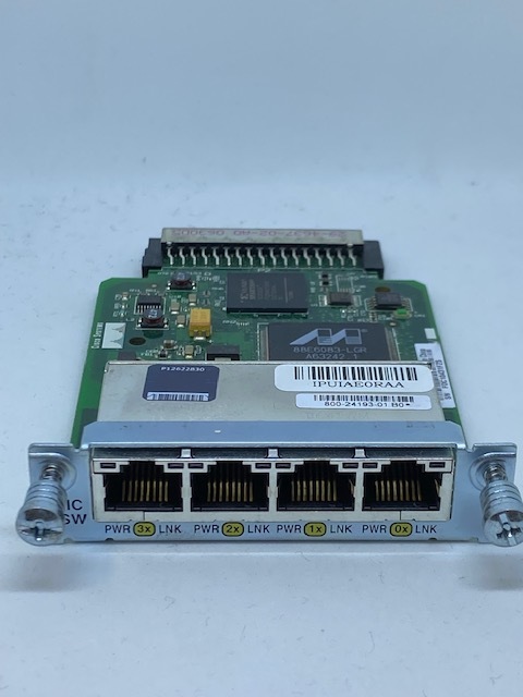 ◆ 中古 Cisco HWIC-4ESW 4ポートFEイーサネットスイッチモジュール ◆の画像1