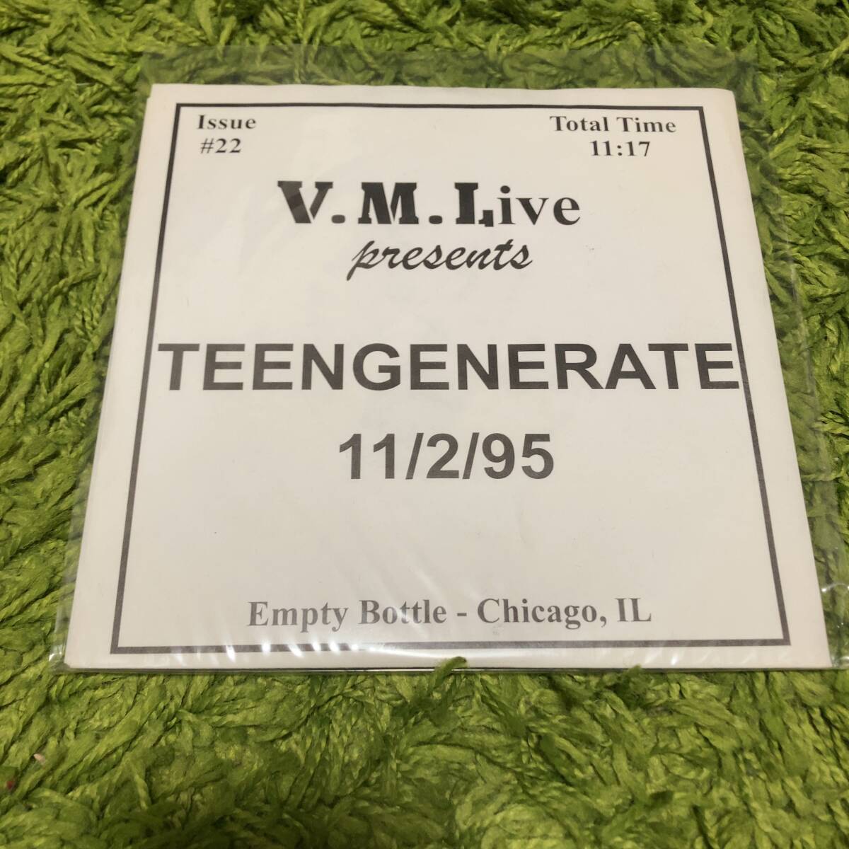 【Teengenerate - 11/2/95 (Empty Bottle - Chicago, IL)】mummies supercharger rip offs devil dogsの画像1
