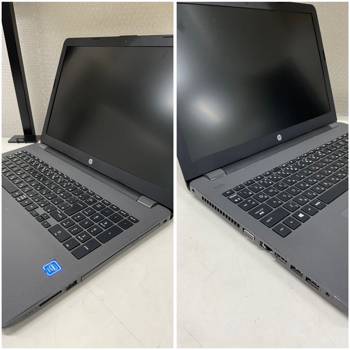 HP 250 G6 Notebook PC 3台まとめセット！Intel Celeron CPU N3060 1.60GHZ メモリ4GB OSなし 付属品 アダプタ2個 ジャンク商品 ②の画像2