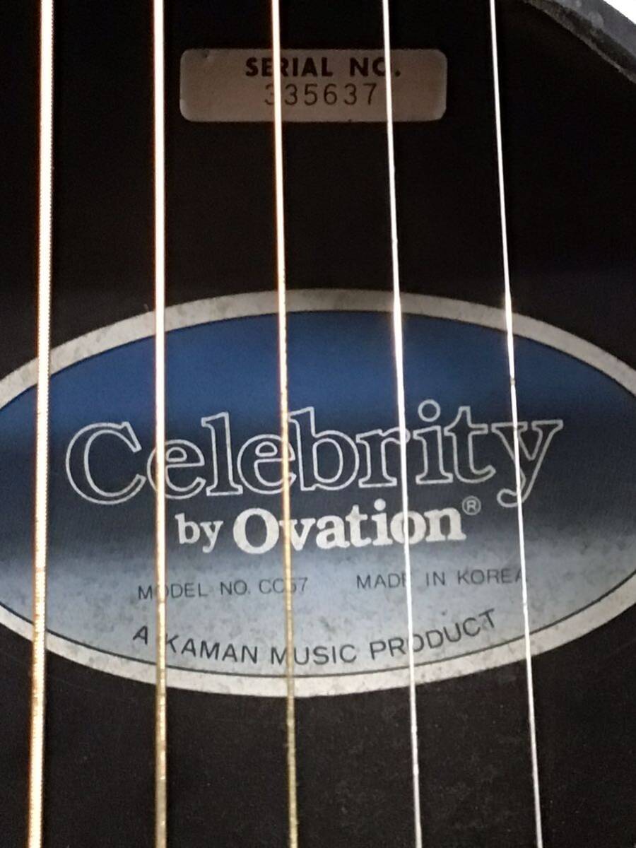 Ovation Celebrity CC57 ギターエレアコ セレブリティ オベーション ハードケース付 の画像9