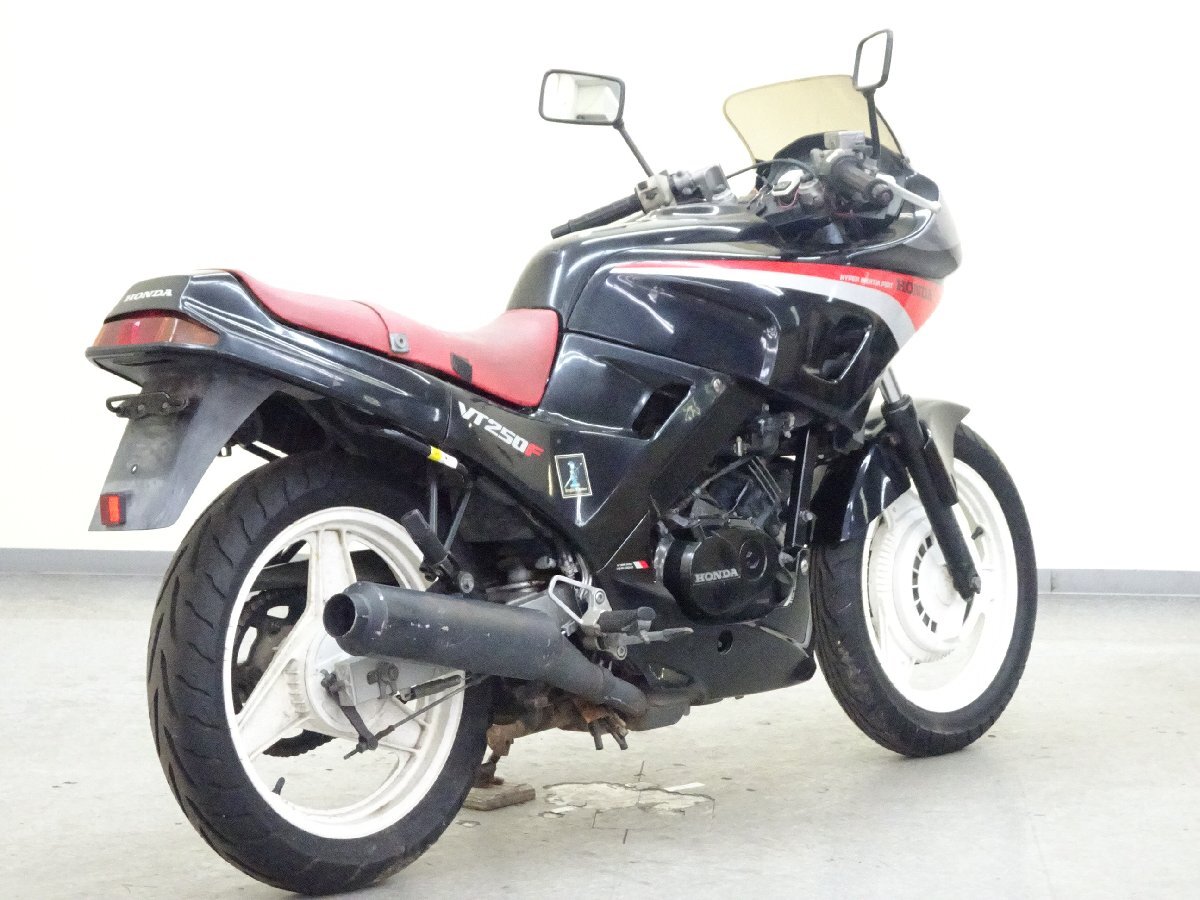 HONDA VT250F【動画有】ローン可 MC15 ハーフカウル 250cc 絶版車 水冷 V型 2気筒 車体 ホンダ 売り切り_画像2