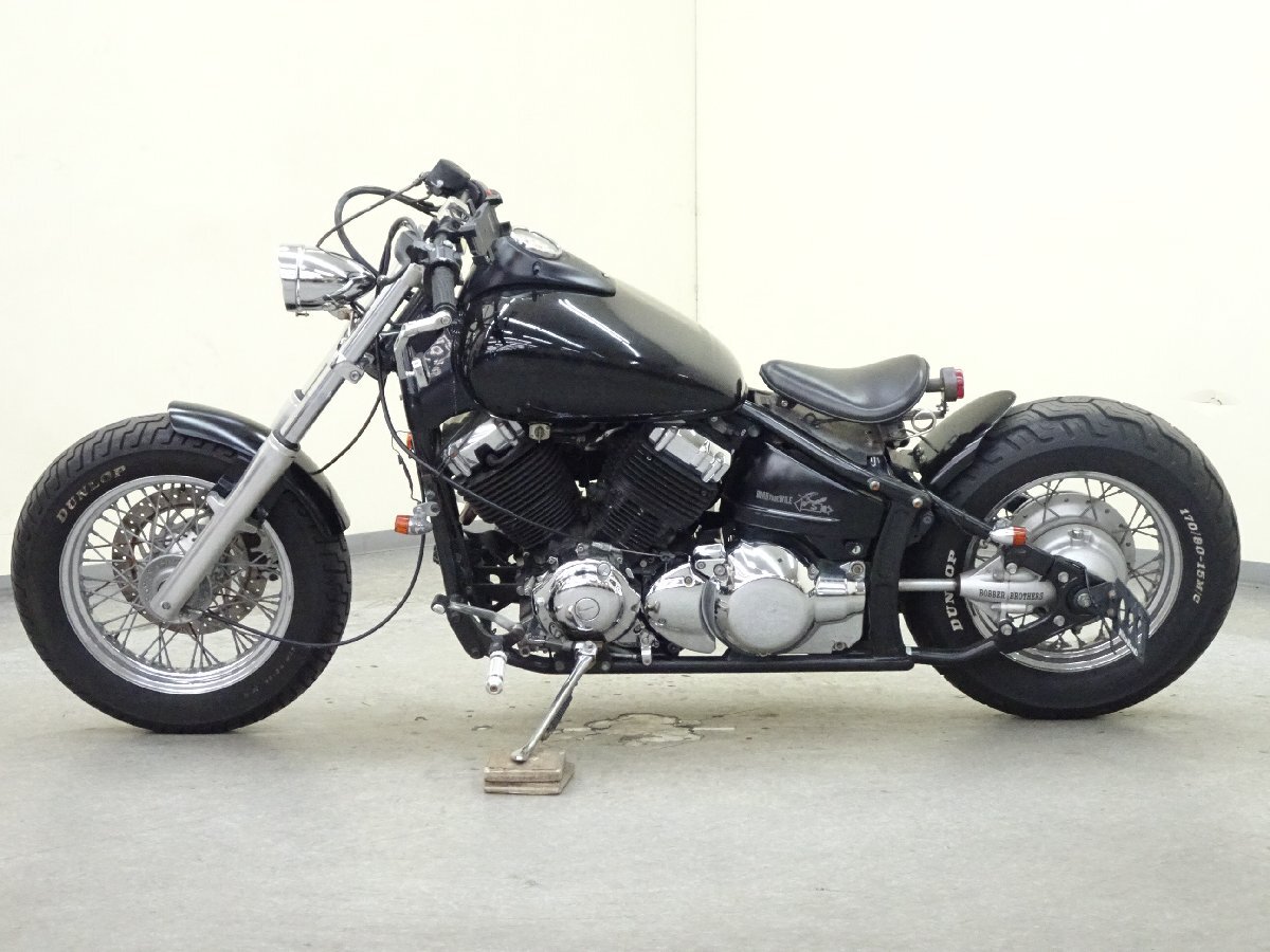 YAMAHA Drag Star Classic 400【動画有】ローン可 4TR カスタム車 ドラッグスター ドラスタ アメリカン ボバー 車体 ヤマハ 売り切りの画像5