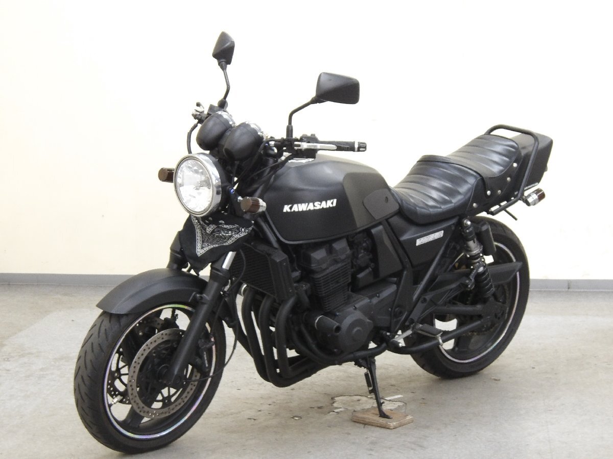 KAWASAKI ZRX-II【動画有 ローン可 BC-ZR400E 2008年モデル 丸目 ネイキッド 4気筒 車体 カワサキ 売り切りの画像3