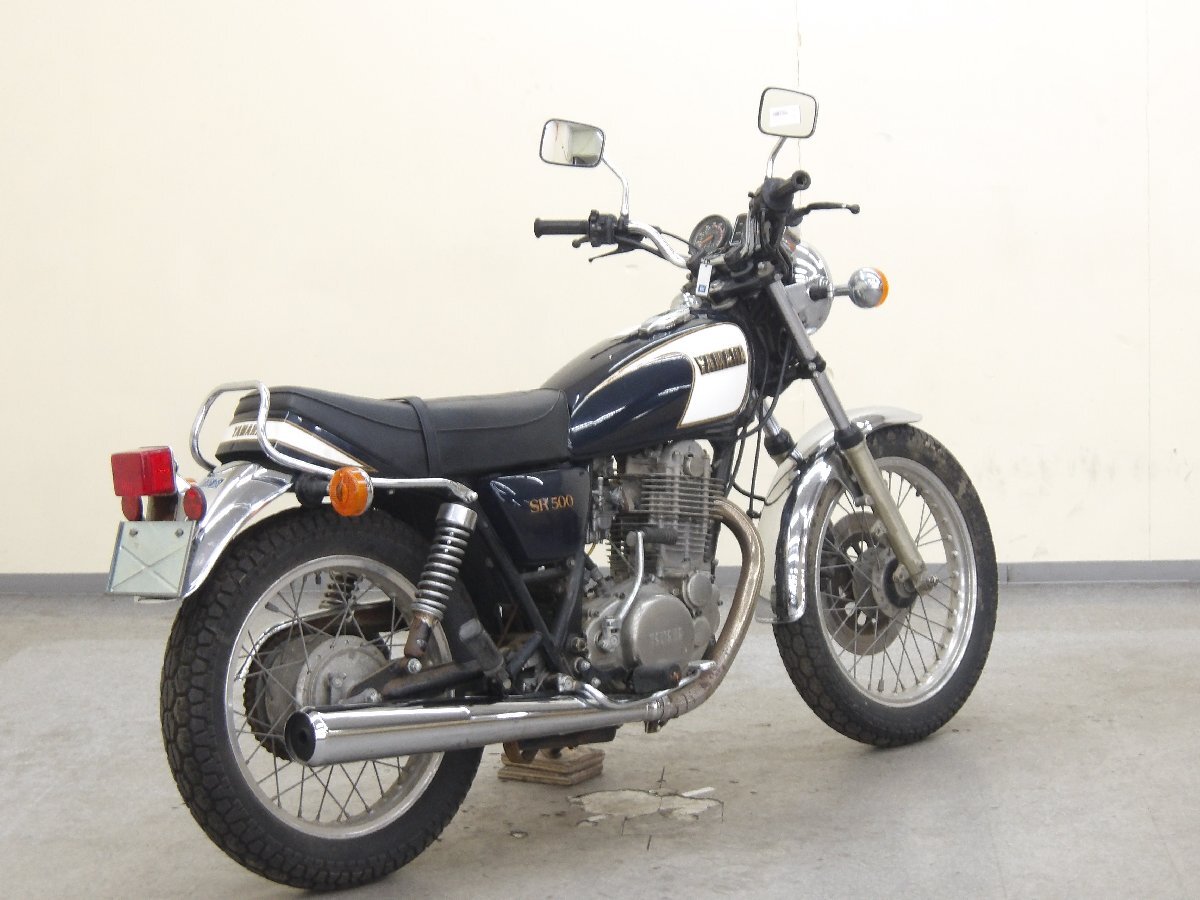 YAMAHA SR500【動画有】ローン可 2J2 フロントディスクブレーキ ビッグシングル 空冷 旧車 絶版 ネイキッド 車体 ヤマハ 売り切り_画像2