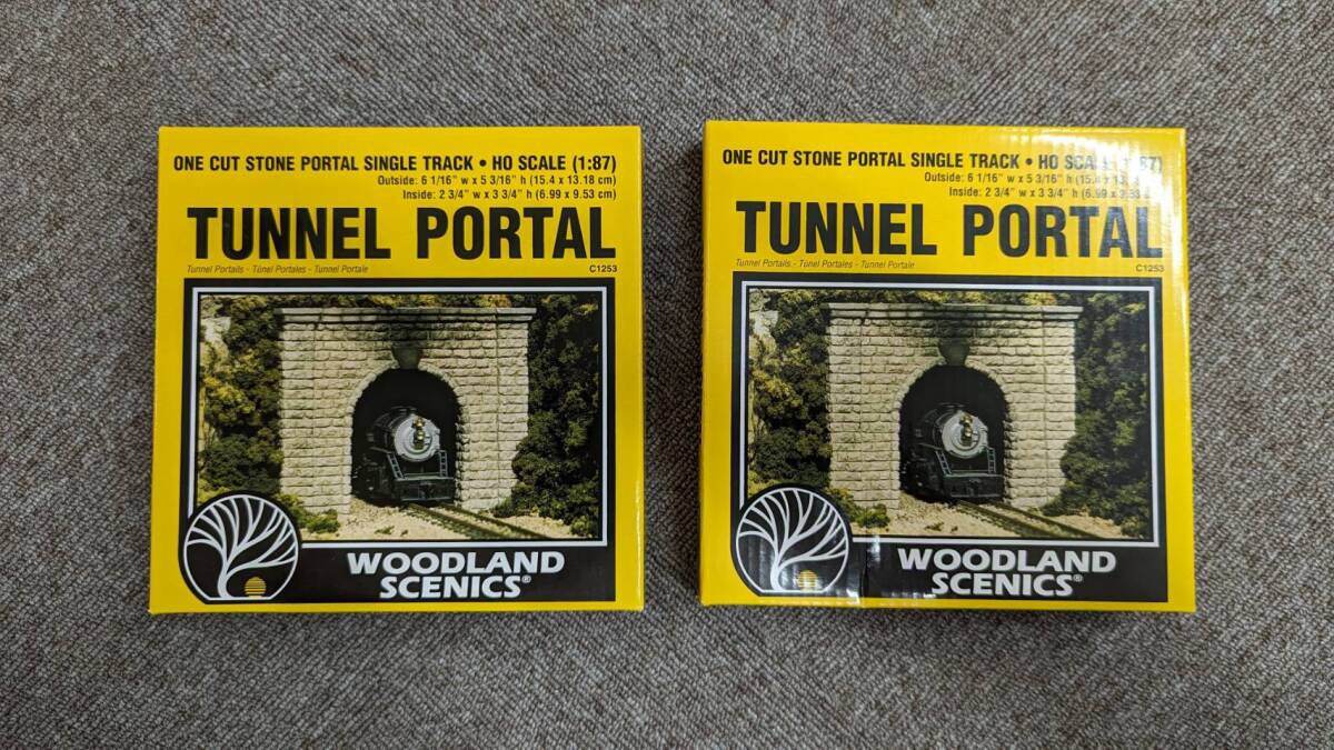 2個セット【新品未開封】HOゲージ Tunnel Portal 【WOODLAND SCENICS】_画像4