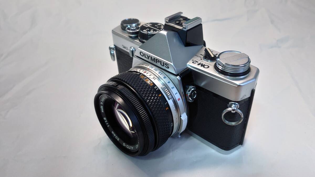 フィルムカメラ　OLYMPUS　OM-2N　レンズ　ｆ50ｍｍ　F1.8　シャッター変化します。ジャンク出品_画像6