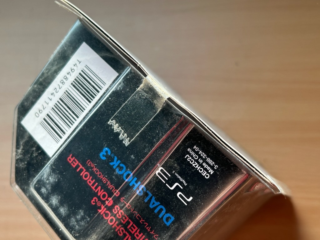  не использовался товар нераспечатанный PS3 оригинальный беспроводной контроллер DUALSHOCK3 черный SONY PlayStation3