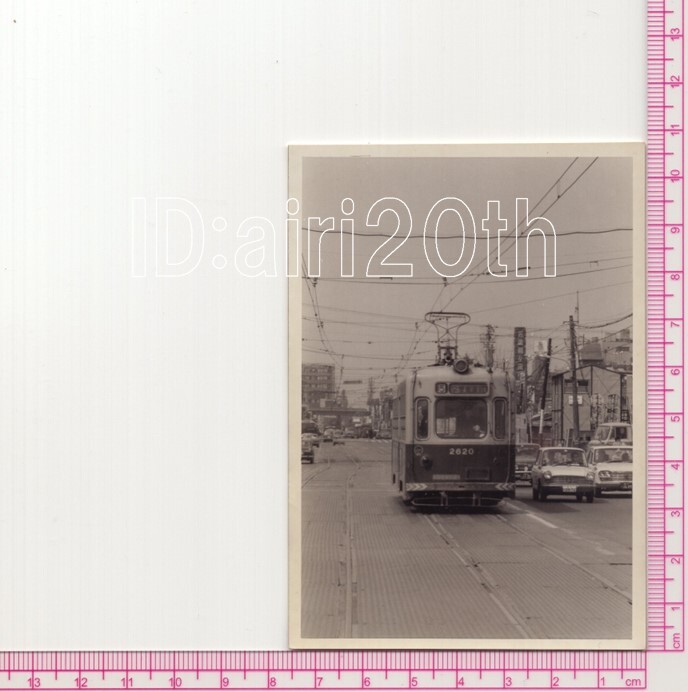 S30181[ old railroad photograph ]5 sheets * Osaka city . electric railroad Osaka city electro- tram Showa era 40 period * train tram city electro- capital electro- station 