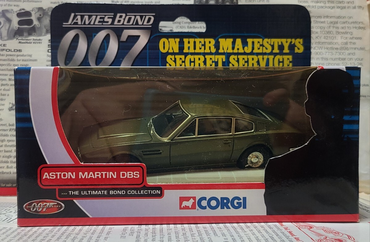  out of print!1/43 scale /[ woman .. under. 007](1969 year ) bond car / Aston Martin DBS die-cast model 