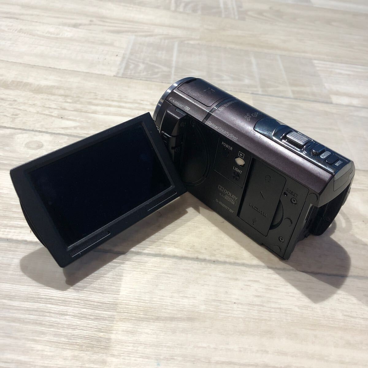 SONY ソニー HDR-CX590V HANDYCAM HD 64GB 広角26.8mm コンパクト ビデオカメラ ジャンク品 の画像6
