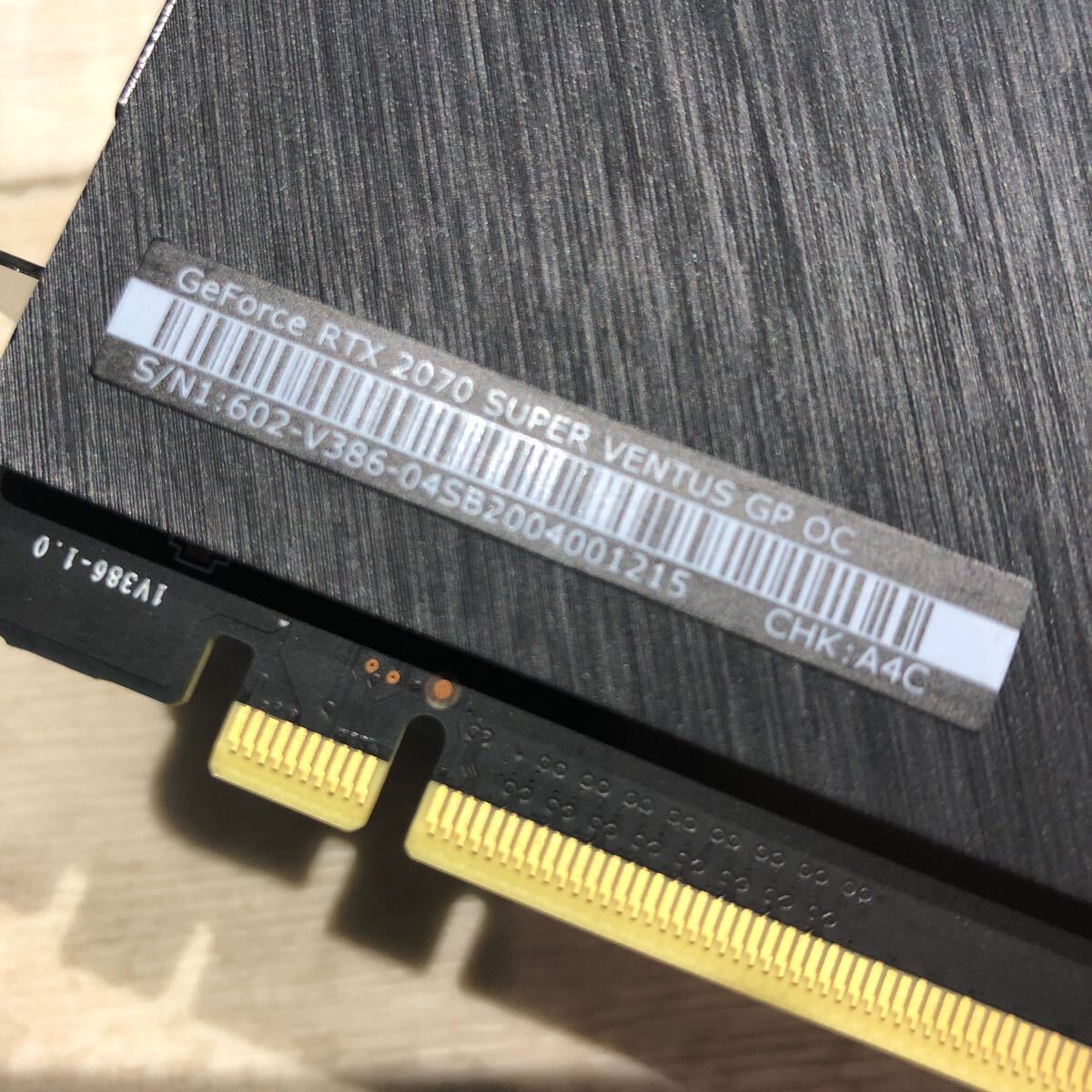 MSI msi GeForce RTX2070 SUPER VENTUS GP OC グラフィックボード グラボ 動作品の画像10