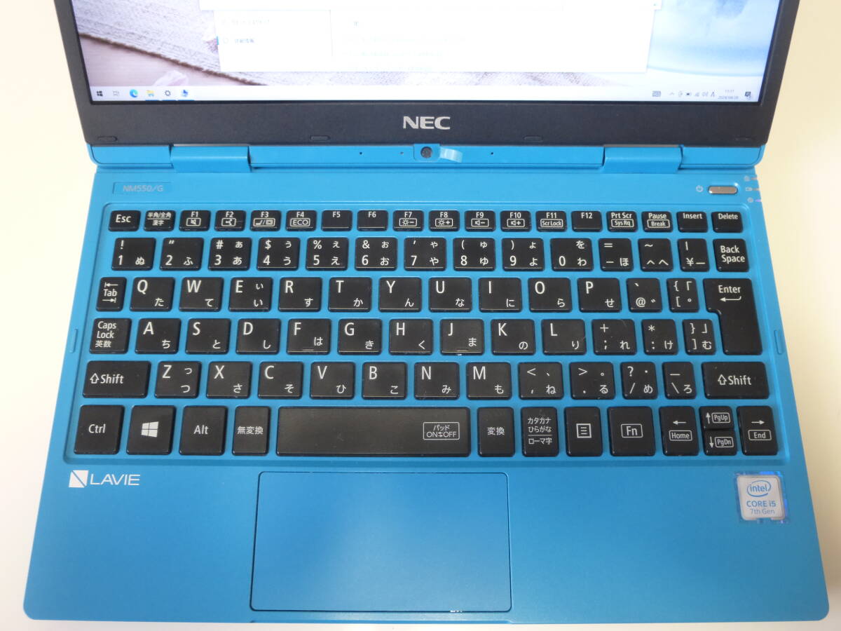 NEC Lavie PC-NM550GAL NM550/G 11.6型モバイルノートPC intel Core i5 第7世代/256GB SSD/4GBメモリ/Full HD/1kg未満/Windows10 美品_画像2