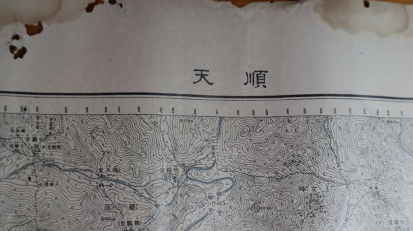 ☆古地図 朝鮮 順天 大正7（1918年）珍品 A2826 全羅南道東南部の画像2