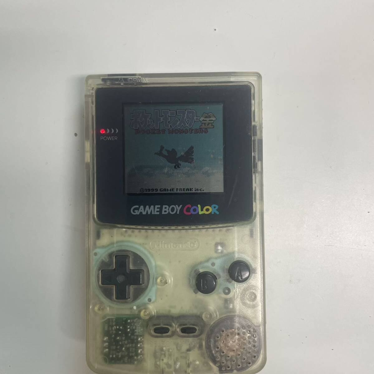 GAMEBOY COLORゲームボーイ カラー クリア Nintendo CGB-001_画像1