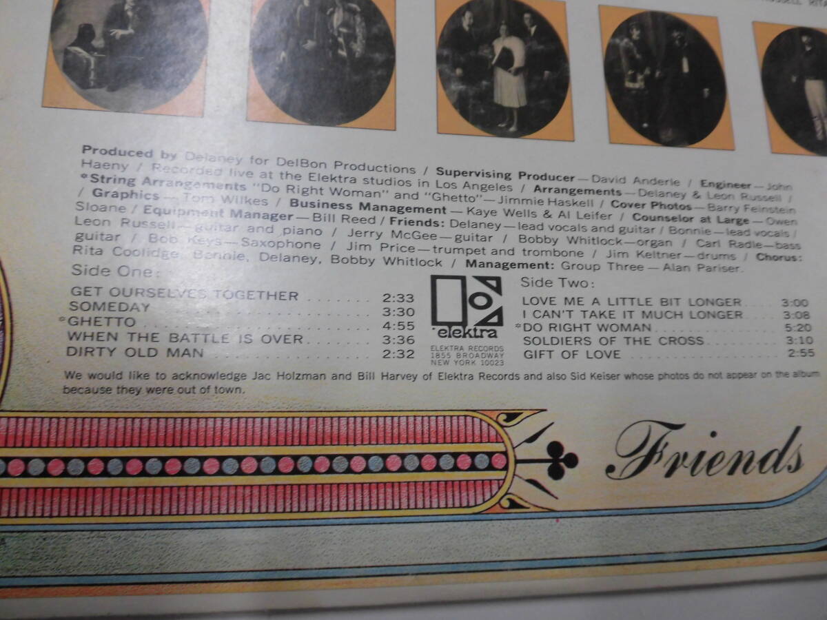 U.S.OLIGINAL LP THE ORIGINAL DELANEY & BONNIE & FRIENDSの画像2