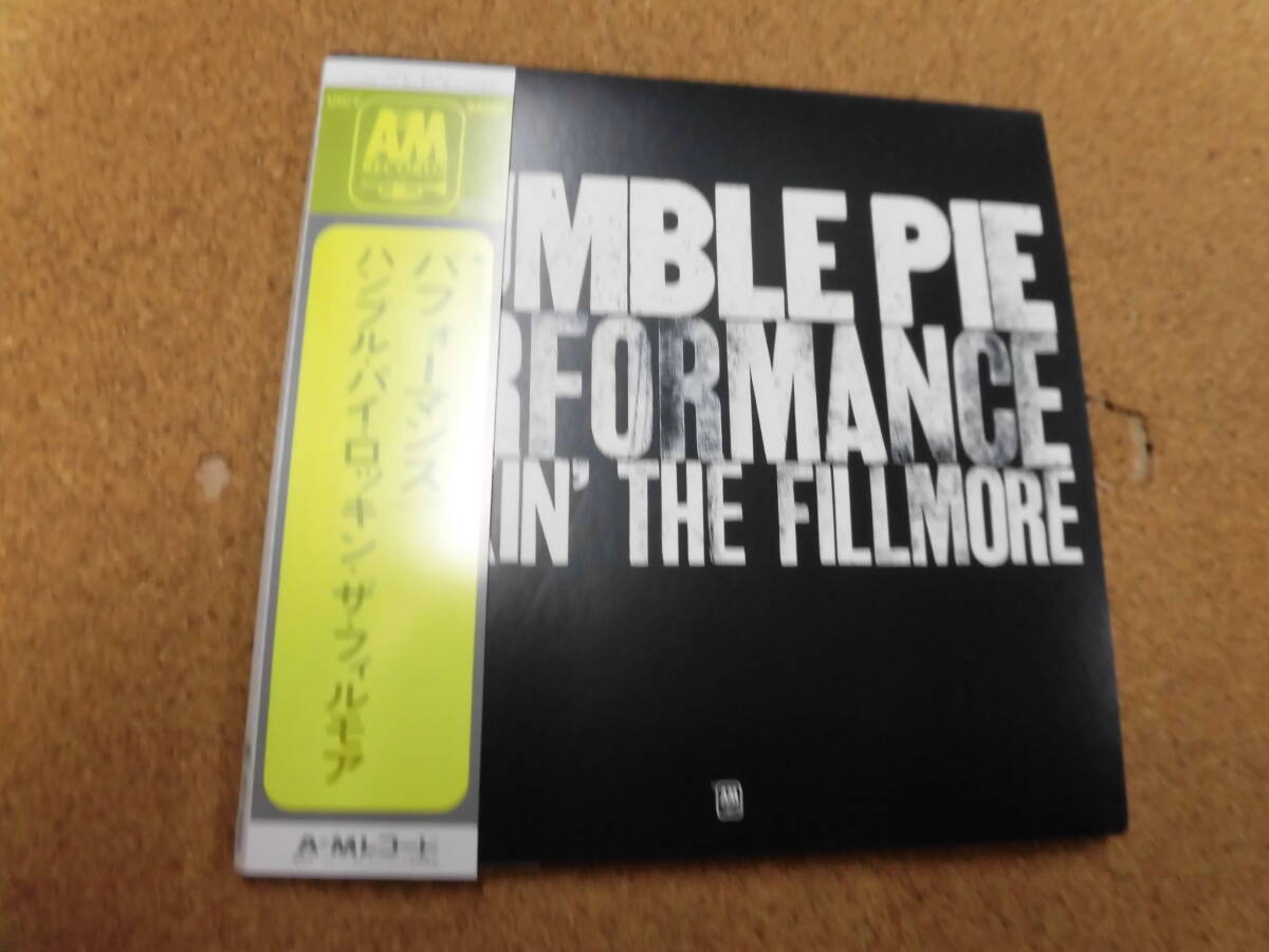 CD Paper Jacket CD Humble Pie Rockin The Filmore/Performance (с OBI)