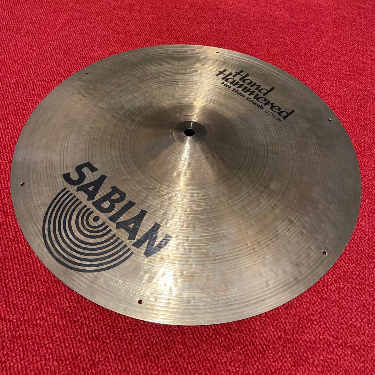 SABIAN HH Thin Crash 17” クラッシュシンバル 旧ロゴ_画像1