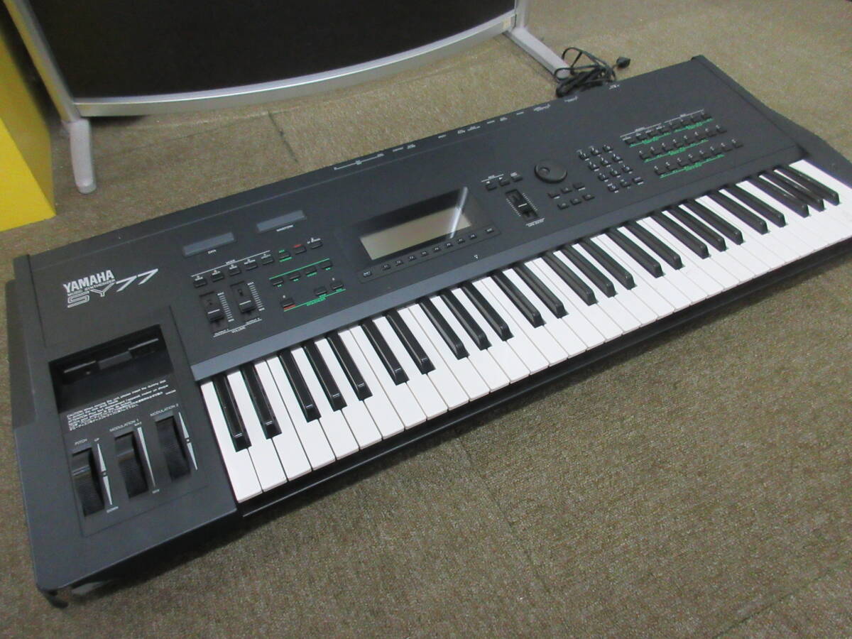 【お引取り限定】YAMAHA/ヤマハ キーボード シンセサイザー SY77 ◆お渡し場所：三重県鈴鹿市【引取B-25】2F_画像1