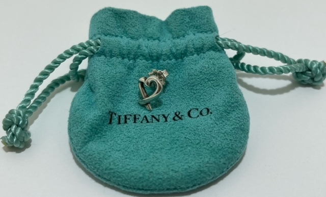 【20787】TIFFANY＆Co ティファニー AG925 ピアス 片耳のみ 約0.8ｇ 袋付き ブランド アクセサリー ジュエリー シルバー 自宅保管品_画像1