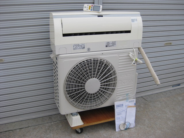 【WA2084/16/20】HITACHI/日立　ルームエアコン　白くまくん　RAS-K28F(W)　10畳用　動作品♪
