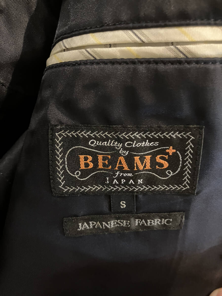 【リフォーム済】BEAMS PLUS / 4ボタン ブラックウォッチダブル ブレステッド ジャケット M寸 の画像3