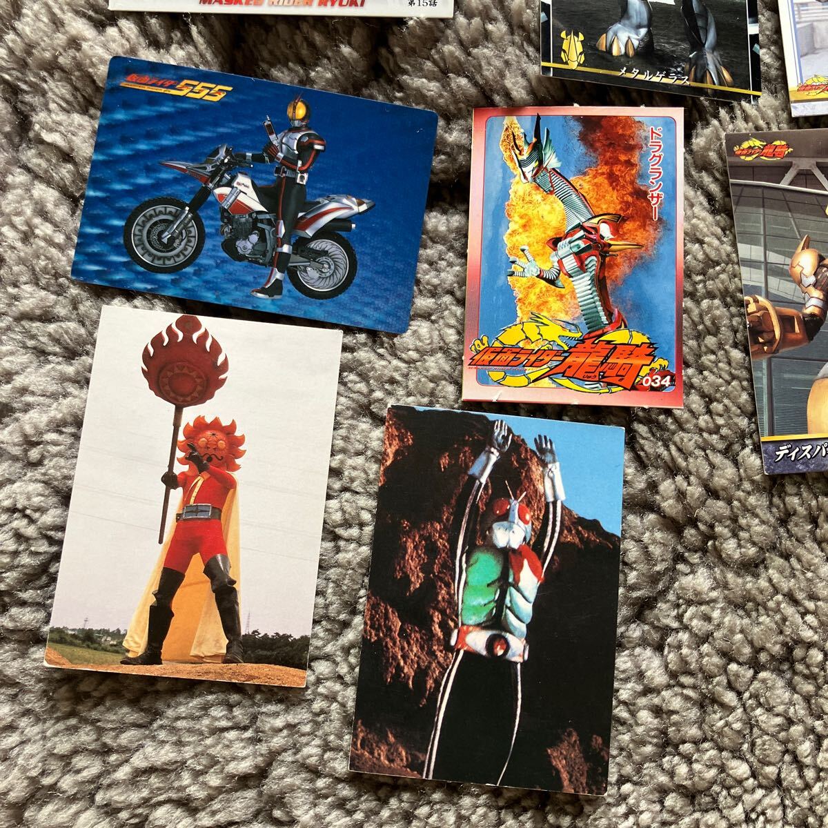 カード  仮面ライダー トレーディングカード まとめ売り キラあり 当時物 東映 仮面ライダー龍騎 の画像10