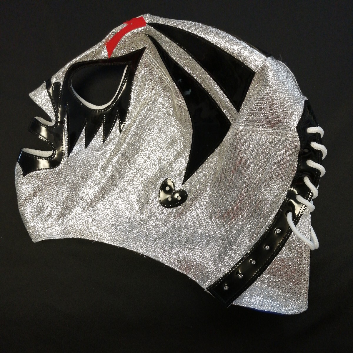 ミル・マスカラス 銀ラメ 試合用マスク メキシカンマスク 昭和レトロ ウンベルトモデルの画像4