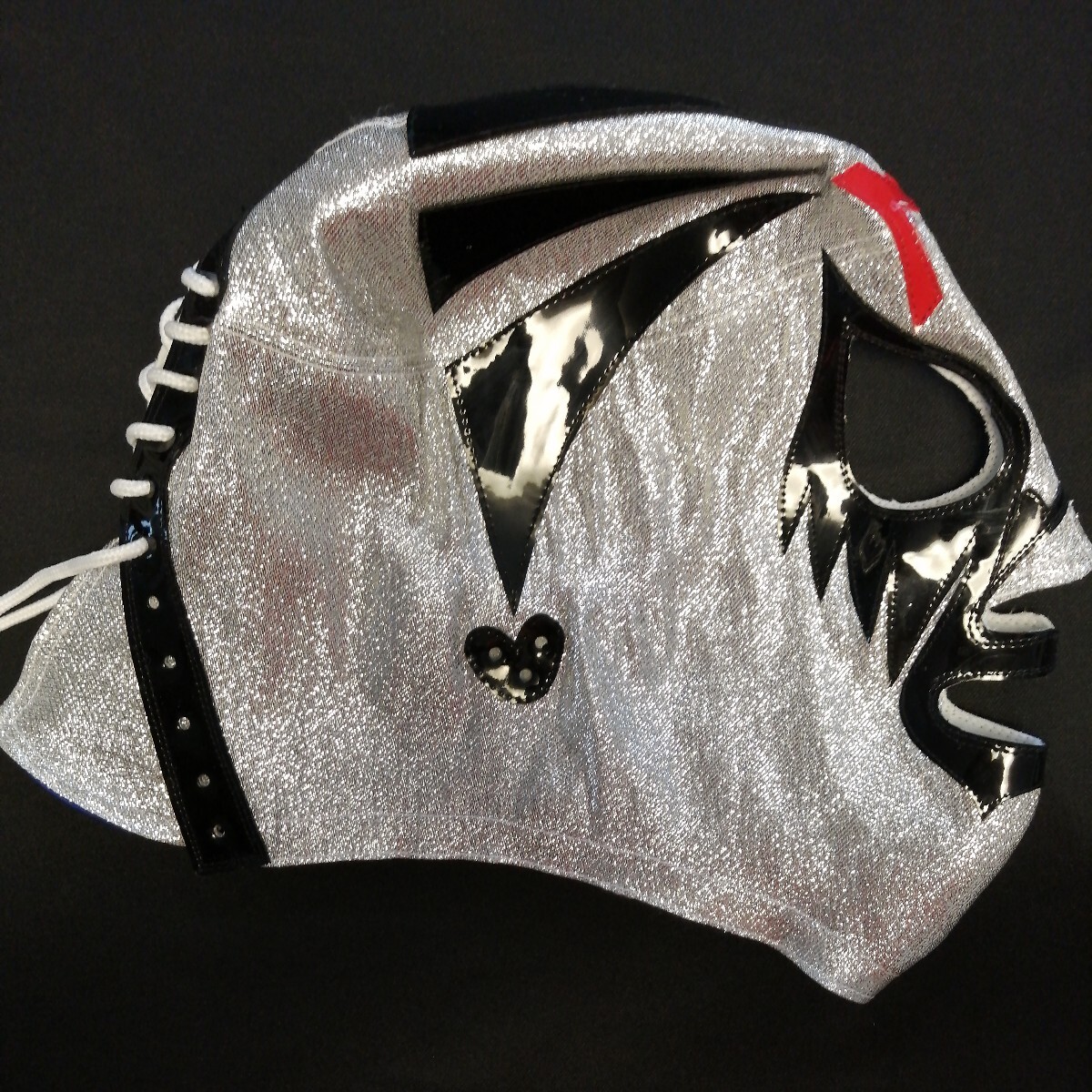 ミル・マスカラス 銀ラメ 試合用マスク メキシカンマスク 昭和レトロ ウンベルトモデルの画像3