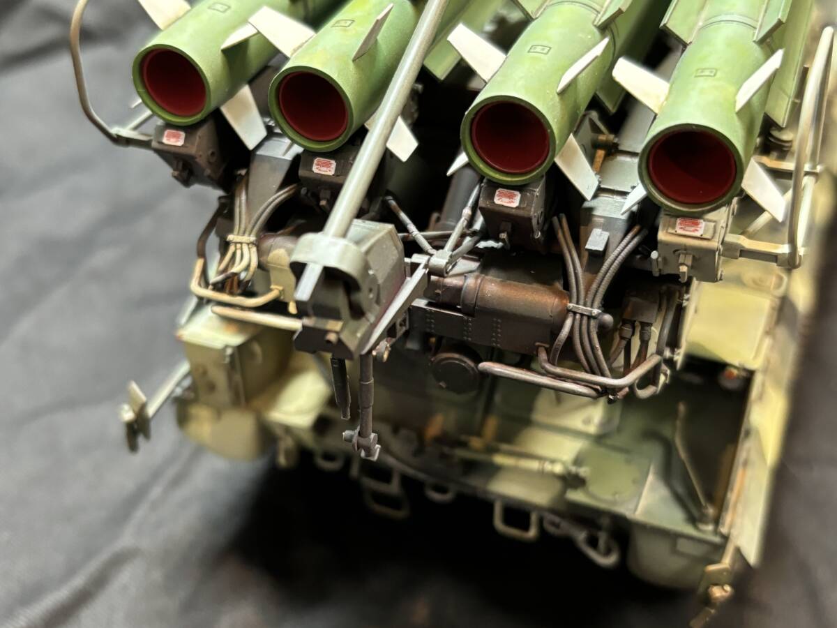 送料無料　モンモデル 1/35 ロシア軍 地対空ミサイルシステム 9K37M1 ブーク 自作完成品_画像10