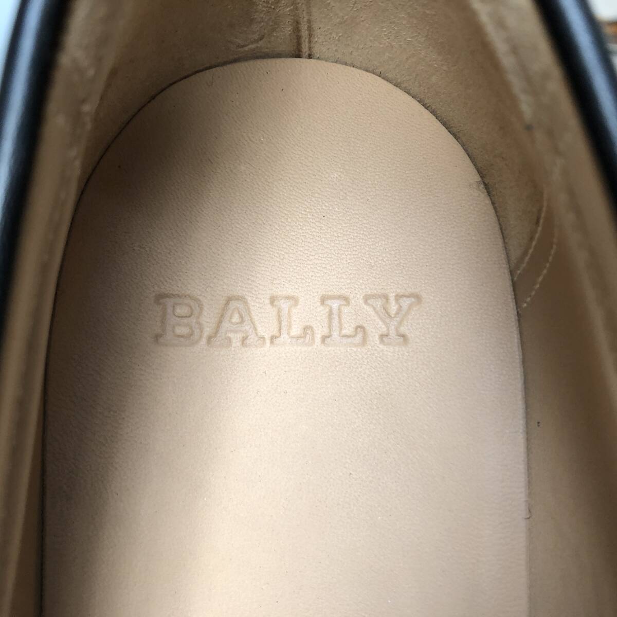 試着のみ|定価7.4万|バリー|BALLY|US9.5|27.5㎝|TEDOR|ストラップローファー|黒|k1116_画像6