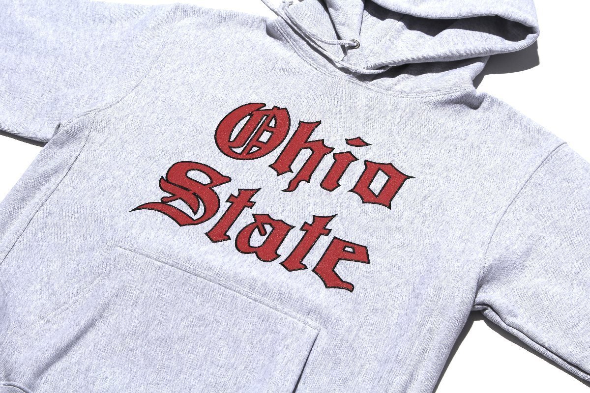 1円～80s Heavyweight Ohio State Logo Another Heaven/アナザーヘブン新品未使用/正規品PARKAパーカー/菅田将暉リバースウィーブサイズL_画像4