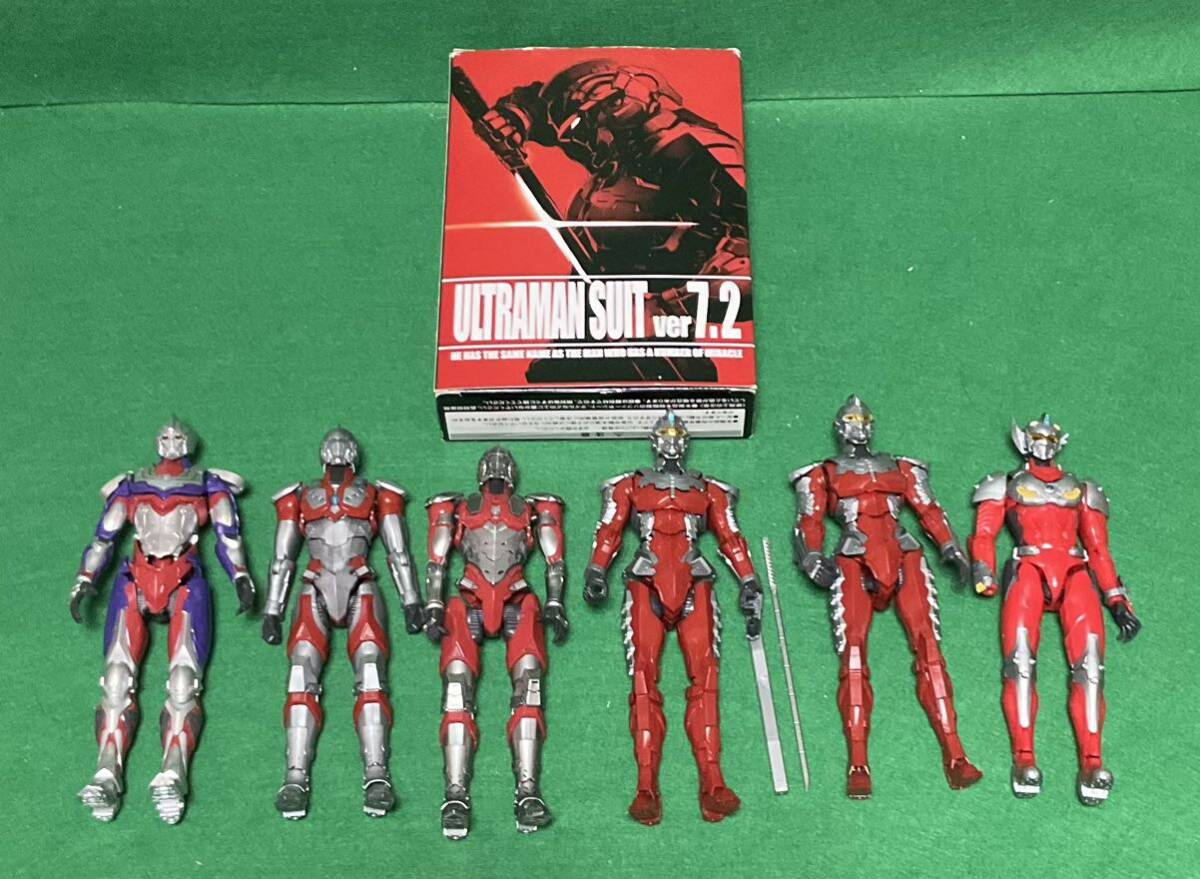 Figure-rise Standard ULTRAMAN SUIT 計6点セット +おまけBANDAI ウルトラマン ジャンク_画像1