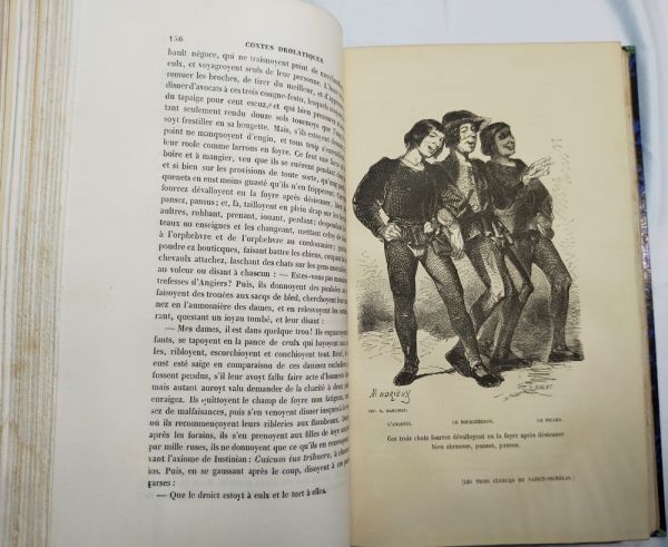 バルザック「風流滑稽譚」★ベルタル他挿絵4点/ウシオー版全集20/1874年刊の画像7