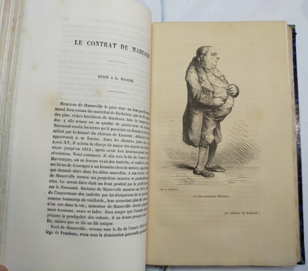 バルザック２冊セット「ベアトリックス」「グランド・ブルテーシュ奇譚」他7篇/★ジョアノ他挿絵12点/ウシオー版全集3-4/1874年刊の画像2