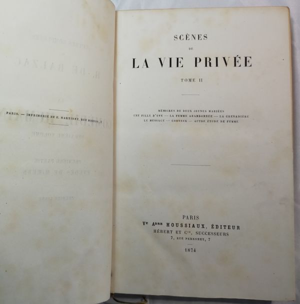 バルザック「二人の若妻の手記」他短編7点/★ジョアノ他挿絵6点/ウシオー版全集2/1874年刊の画像8