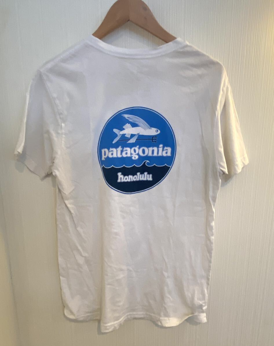 patagonia ホノルル バックプリントTシャツ サイズM USA製 オーガニックコットンの画像2