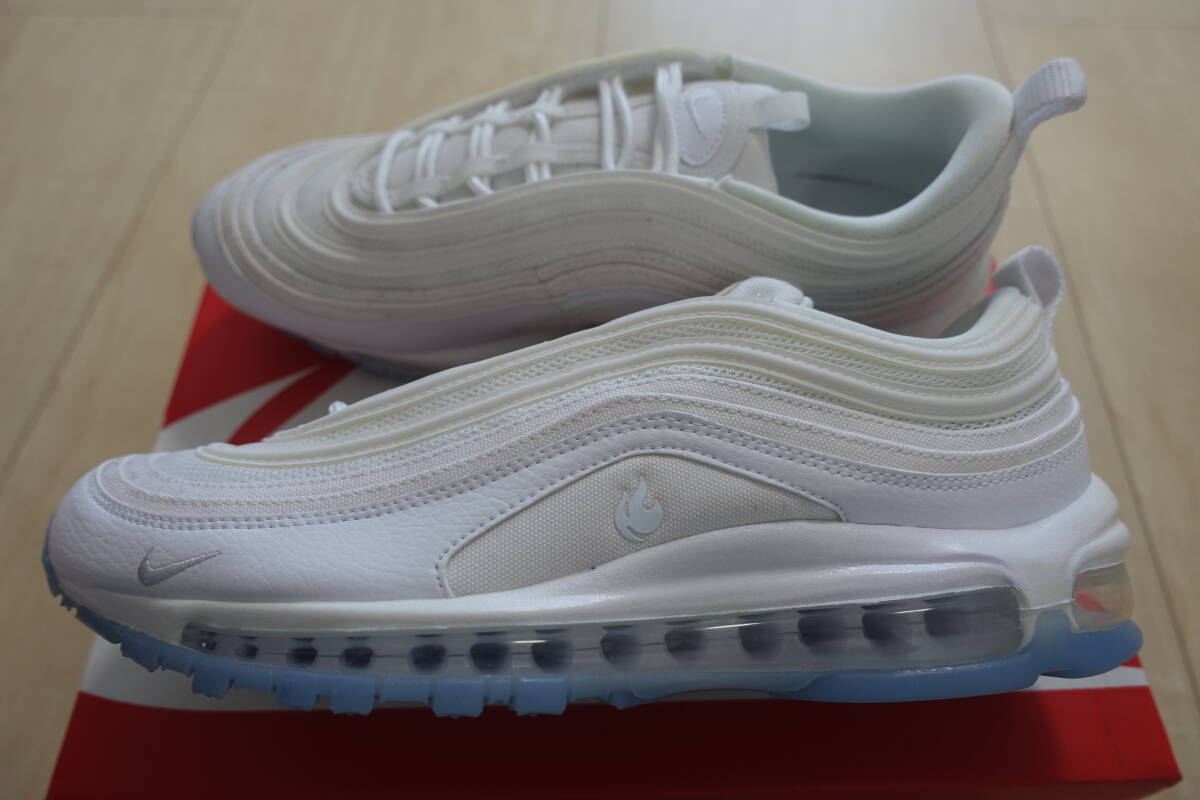 【値下げ可/新品】NIKE/ナイキ★AIR MAX 97 QS/エアマックス★CT4526 100★WHITE-ICE BLUE/ホワイトブルー★US10/28.0㎝★21Q3S2の画像7