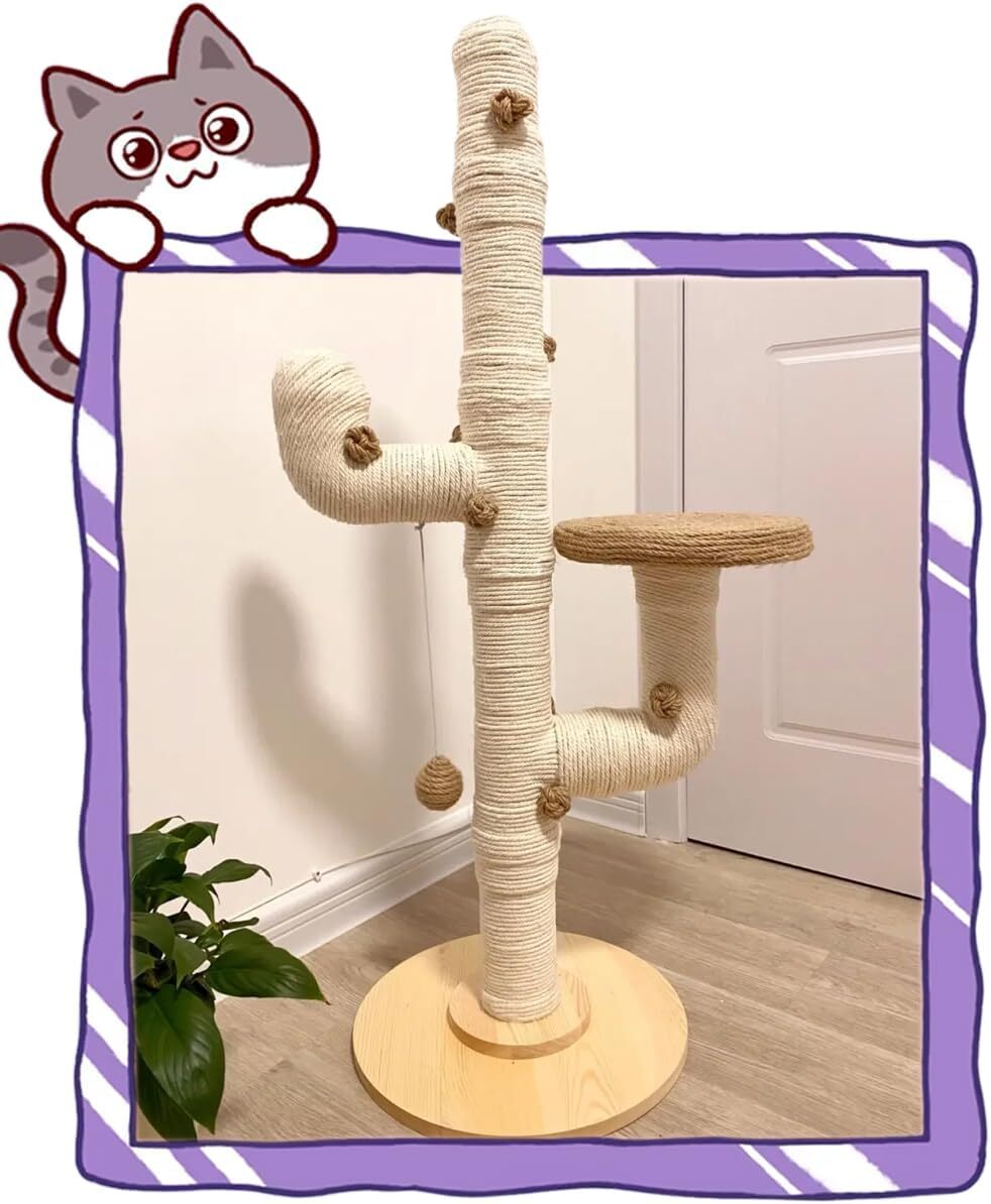 100m Rruize cat tower repair rope thickness 6mm cotton . nail .. for cat tower cat walk cat tower for Cat's 