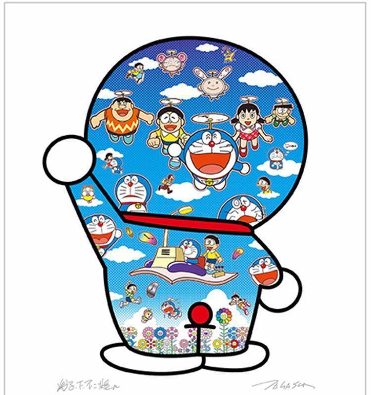  domestic regular shop buy Zingaro Murakami . Doraemon poster ED300 blue empty. under. Doraemon . new goods unopened statement of delivery .book@ attaching 