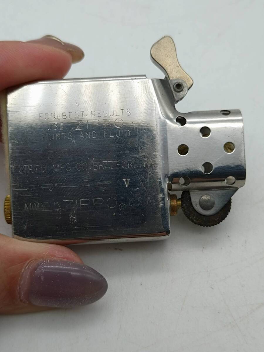 100円スタート/Zippo/ジッポー オイルライター/STERLING SILVER/スターリングシルバー /石なしの画像8