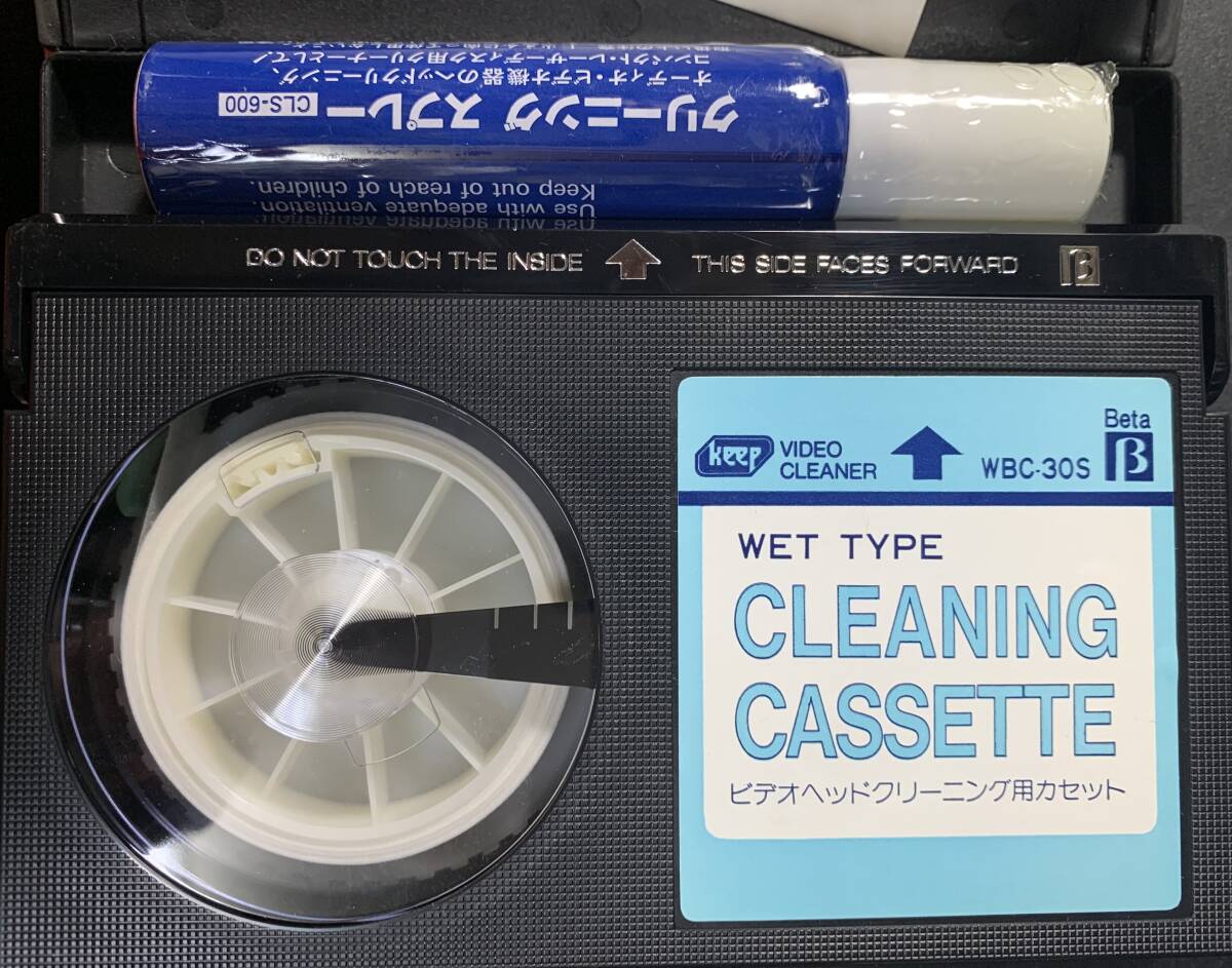 BETA-VIDEO-TAPE ■ ベータ WET TYPE CLEANIMG TAPE WBC-30S 新品の画像2