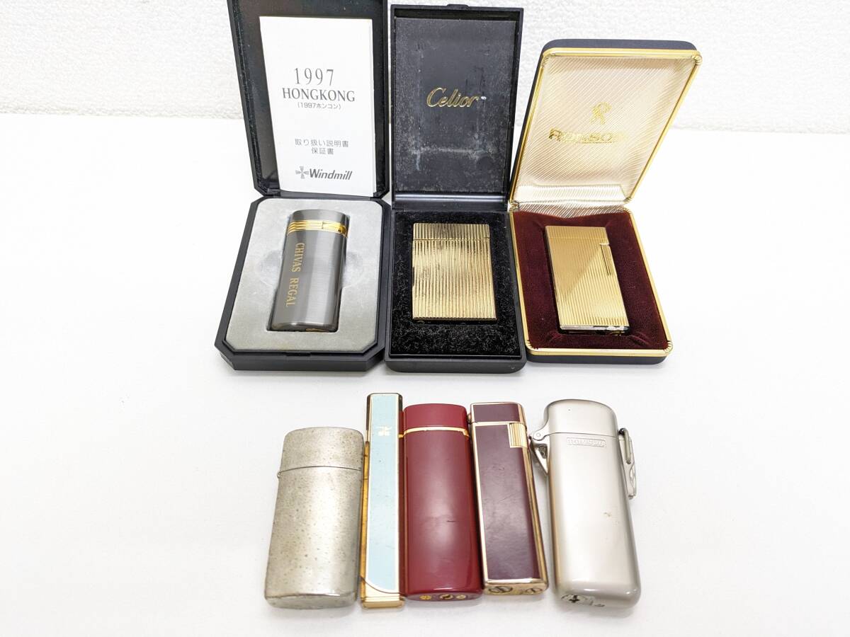 ☆ライター まとめ28点 dunhill/ダンヒル S.T.Dupont/デュポン Cartier/カルティエ GIVENCHY/ジバンシー RONSON/ロンソン 他 箱付き☆の画像5