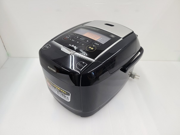 【中古品】 アイリスオーヤマ IRIS OHYAMA IHジャー炊飯器 5.5合 KRC-IC50-B 重量センサー・カロリー計量機能 2019年製 ○YR-17143○_画像1