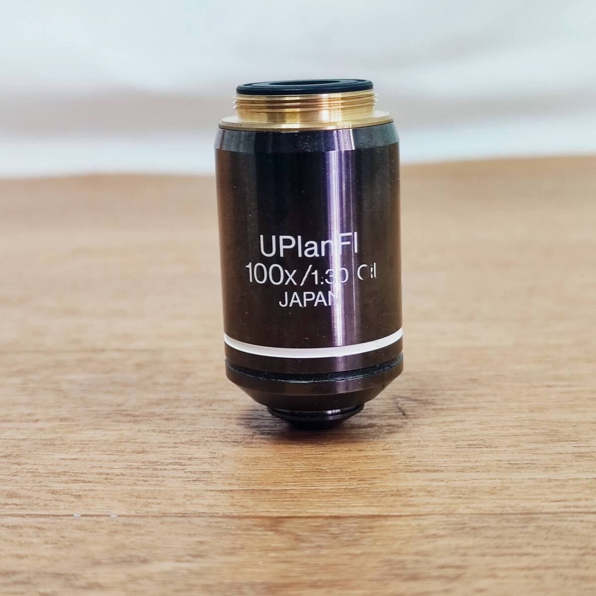 顕微鏡レンズ OLYMPUS UPlanFI 100x/1.30 Oil ∞/0.17 ジャンク_画像2