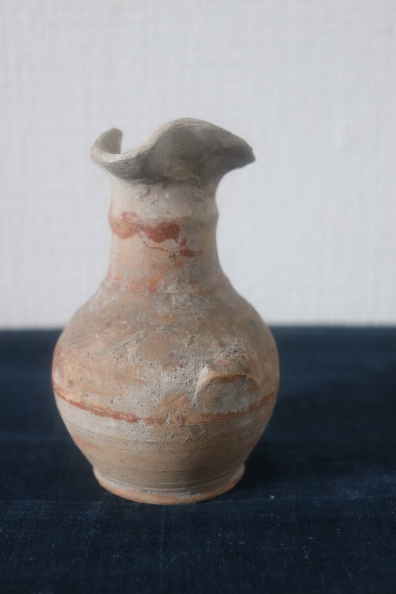 西洋アンティーク　古代ギリシャ　小壺　紀元前　４００年　箱にエトラスカンと記されています_画像4