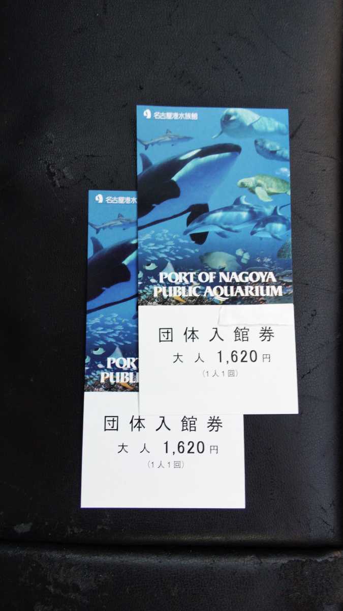 送料無料!名古屋港水族館 大人入館券２枚セットの画像1