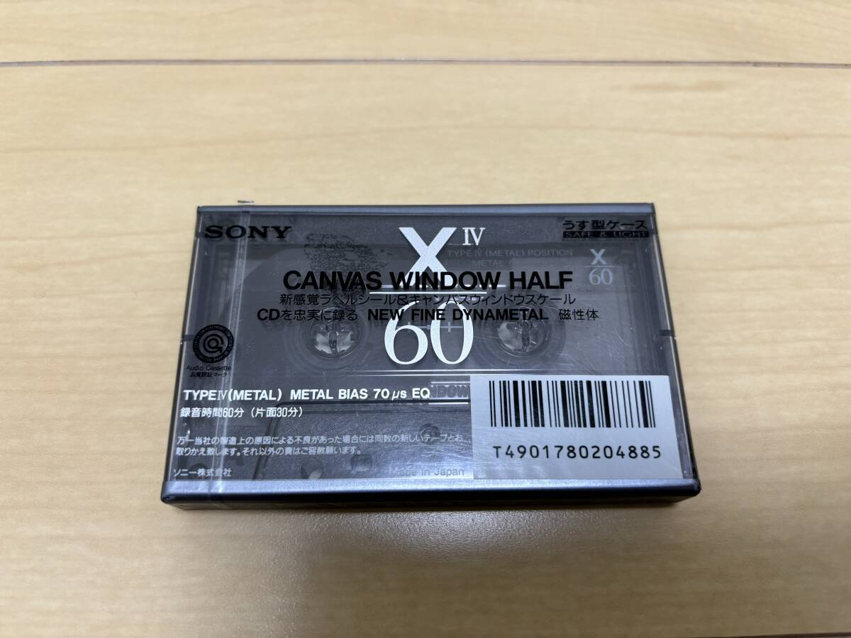 SONY TYPEⅣ METAL BIAS C-60X4 メタル カセットテープの画像2