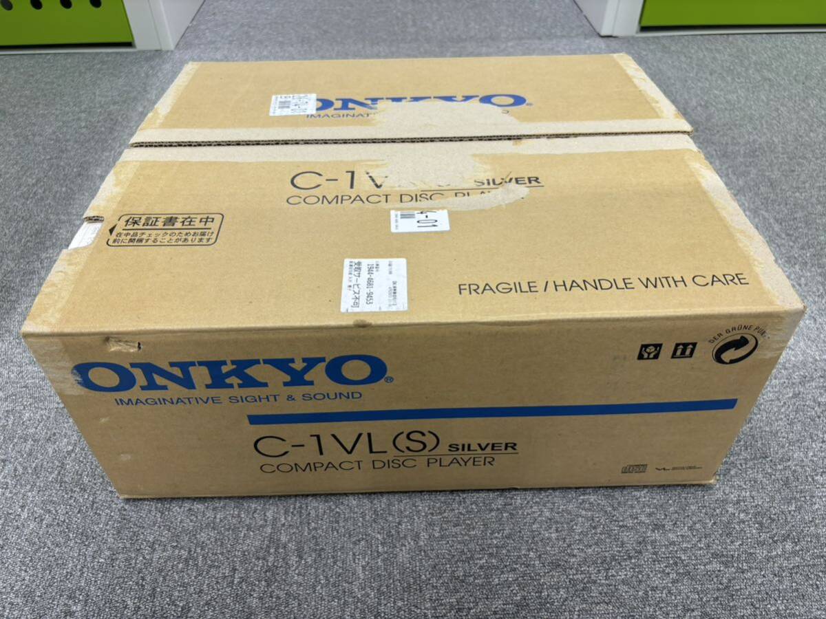 ONKYO オンキョー CDプレイヤー C-1VL (S) シルバー CDプレーヤー 通電確認済み 音響機器