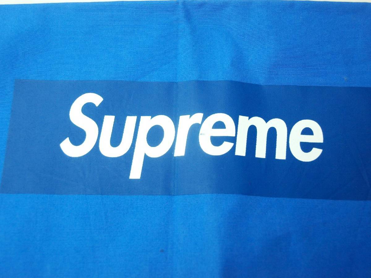 Supreme シュプリーム Drawstring Bag Blue ドローストリング バッグ 巾着袋 ブルー Box logo ボックスロゴ 新品未使用品 レア！の画像5