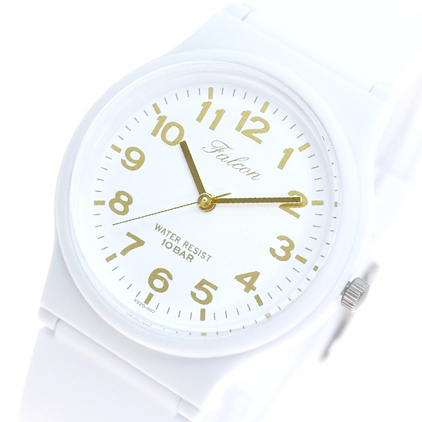 [Новая] Гражданин Гражданин Смотрение дам VS20-002 Q &amp; Q Quartz White